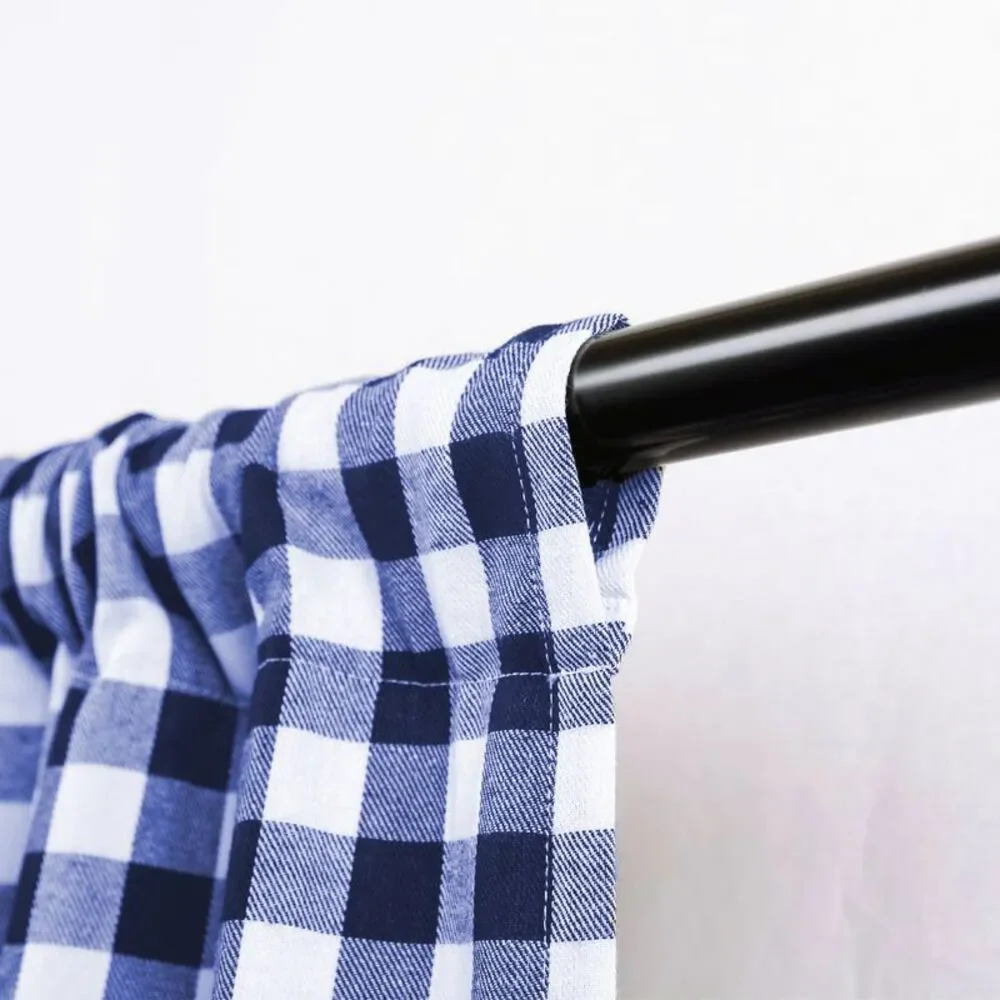Woven Trends Farmhouse Curtains Kitchen Décor, Buffalo Plaid Valance, Classic